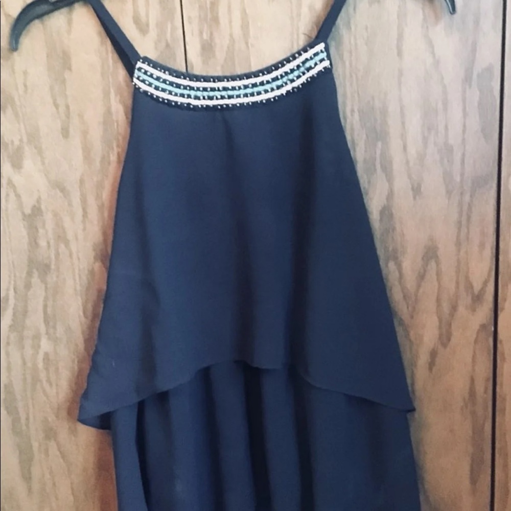 Beaded Racerback Tank Top